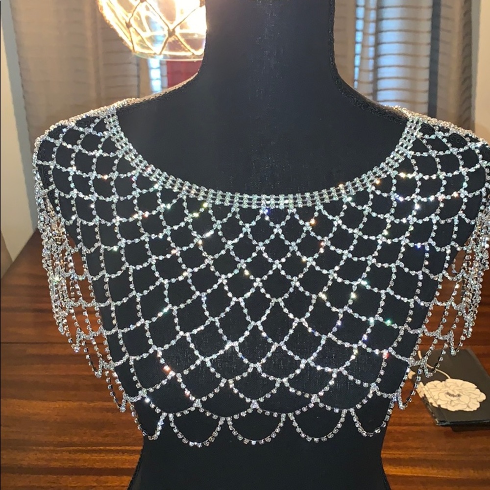 Diamond wedding shawl